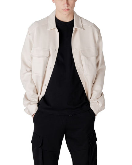Antony Morato Cream Cotton Sweatshirt