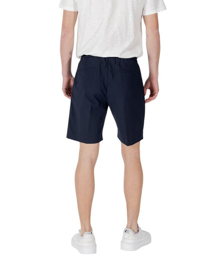 Antony Morato Blue Polyester Bermuda Shorts