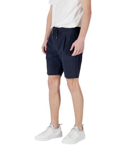 Antony Morato Blue Polyester Bermuda Shorts