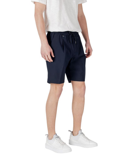 Antony Morato Blue Polyester Bermuda Shorts