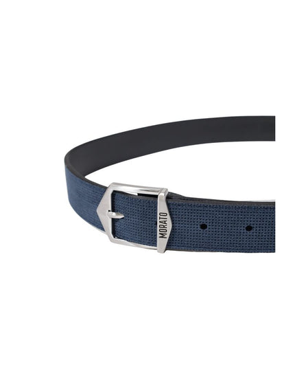Antony Morato Blue Leather Regular Belt