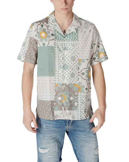 Antony Morato Green Viscose Shortsleeve Shirt