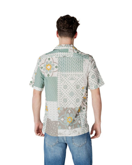 Antony Morato Green Viscose Shortsleeve Shirt