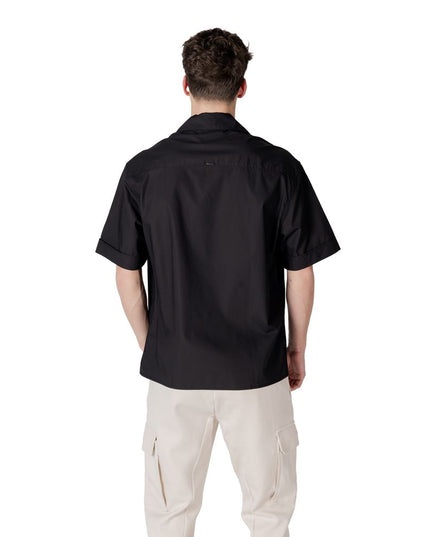 Antony Morato Black Lyocell Shortsleeve Shirt