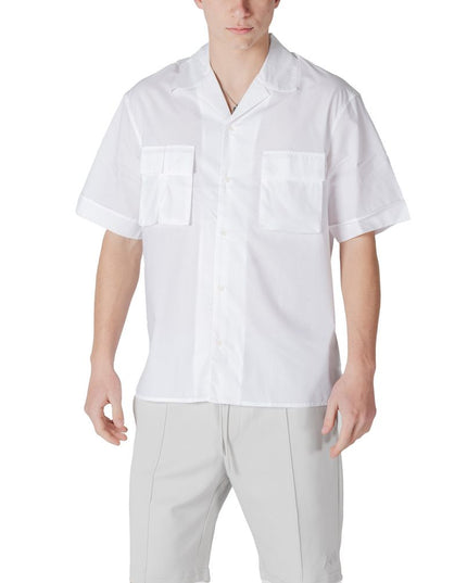 Antony Morato White Lyocell Shortsleeve Shirt
