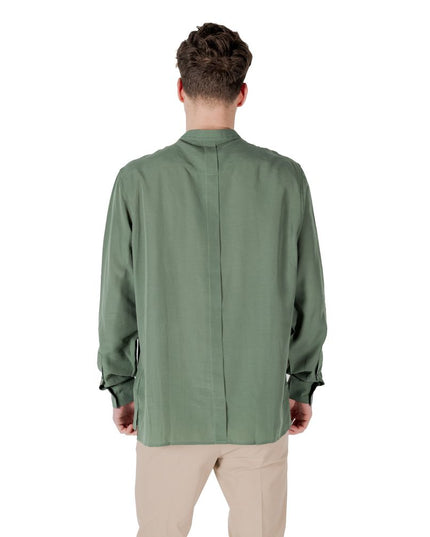 Antony Morato Green Lyocell Shirt