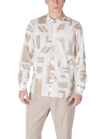 Antony Morato Beige Viscose Shirt