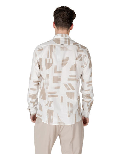 Antony Morato Beige Viscose Shirt