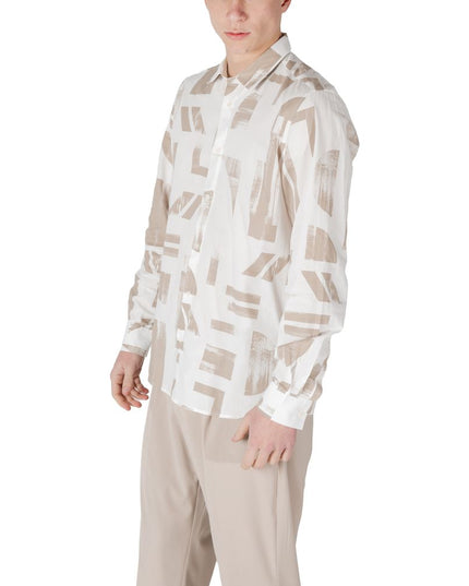 Antony Morato Beige Viscose Shirt