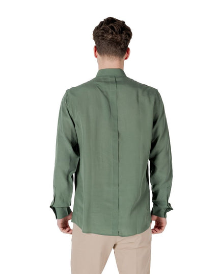 Antony Morato Green Lyocell Shirt