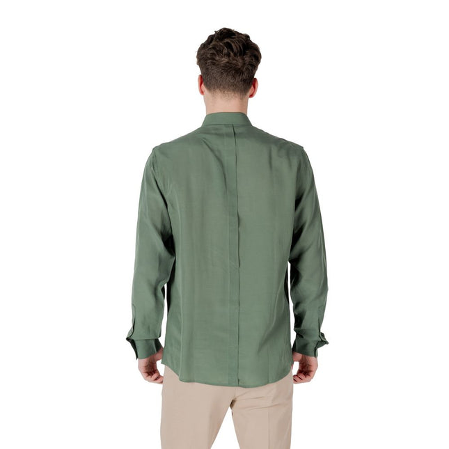 Antony Morato Green Lyocell Shirt