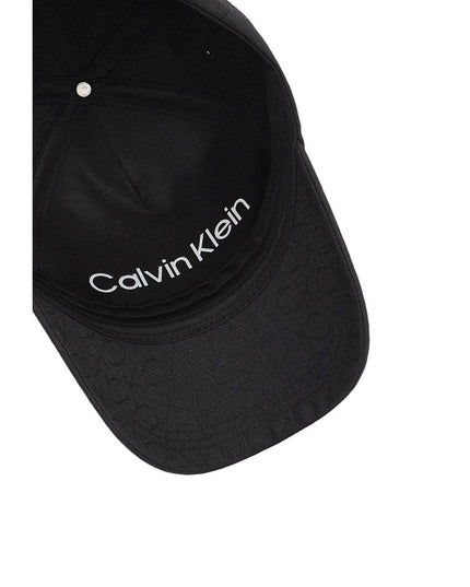 Calvin Klein Black Recycled Polyester Cap (Baseball Hat)