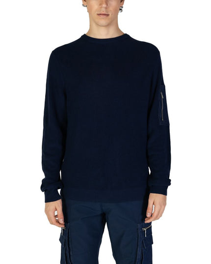Antony Morato Blue Cotton Sweatshirt