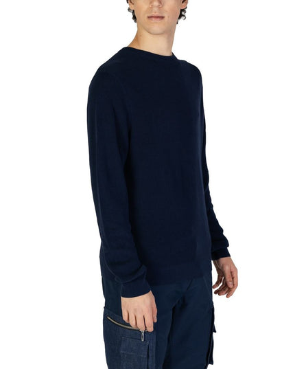 Antony Morato Blue Cotton Sweatshirt