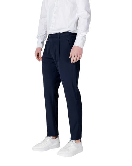 Antony Morato Blue Polyester Dress Pants