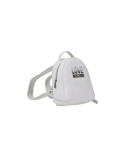 Love Moschino White Polyethylene Backpack
