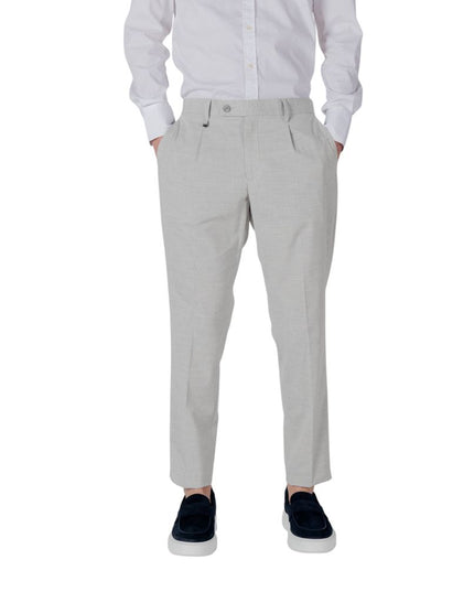 Antony Morato Gray Polyester Dress Pants