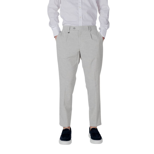 Antony Morato Gray Polyester Dress Pants