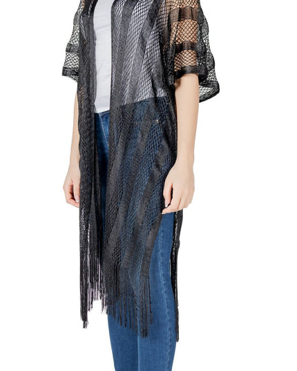Liu Jo Black Polyester Scarf