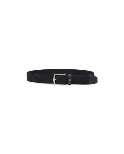 Tommy Hilfiger Black Recycled Polyester Belt