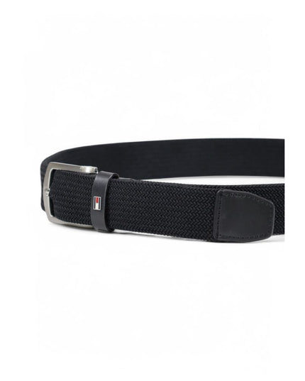 Tommy Hilfiger Black Recycled Polyester Belt