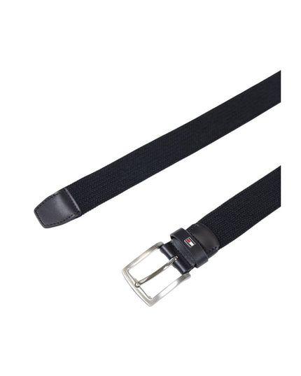 Tommy Hilfiger Black Recycled Polyester Belt