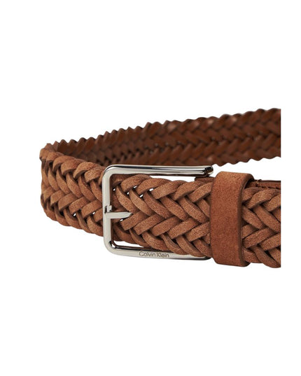 Calvin Klein Brown Leather Regular Belt