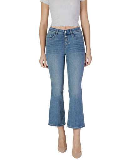 Liu Jo Blue Cotton Bootcut Jeans