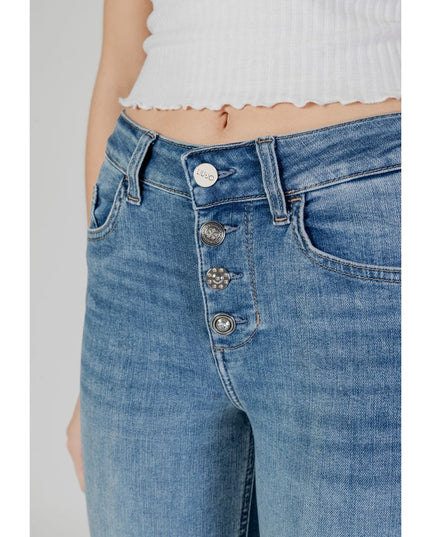 Liu Jo Blue Cotton Bootcut Jeans