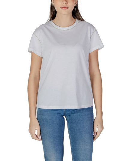 Liu Jo White Cotton T-Shirt