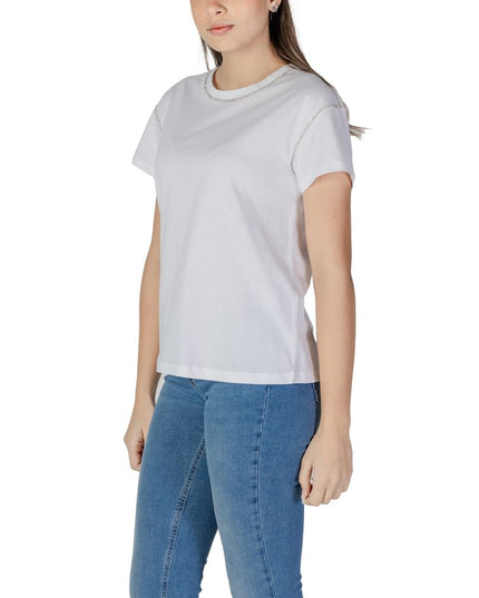 Liu Jo White Cotton T-Shirt