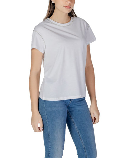 Liu Jo White Cotton T-Shirt