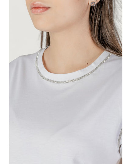 Liu Jo White Cotton T-Shirt