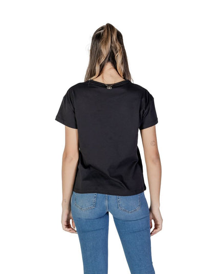 Liu Jo Black Cotton T-Shirt