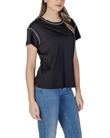 Liu Jo Black Cotton T-Shirt