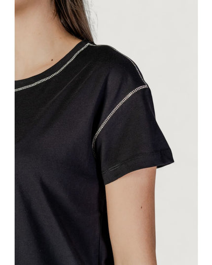 Liu Jo Black Cotton T-Shirt