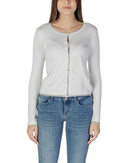 Liu Jo White Viscose Cardigan