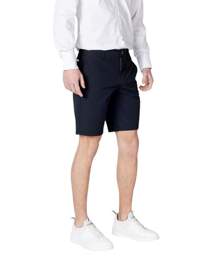 Armani Exchange Blue Polyamide Bermuda Shorts