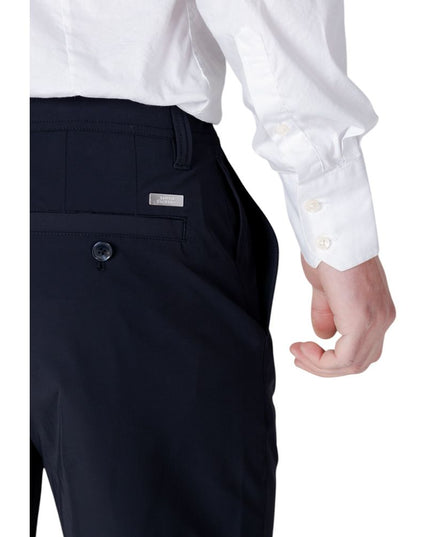 Armani Exchange Blue Polyamide Bermuda Shorts