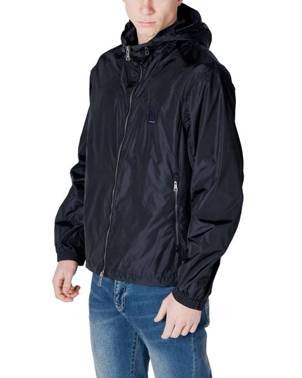 Armani Exchange Blue Polyamide Shell Jacket