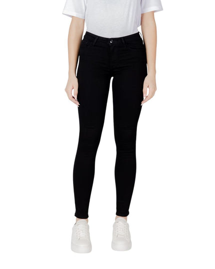 Armani Exchange Black Cotton Skinny Jean