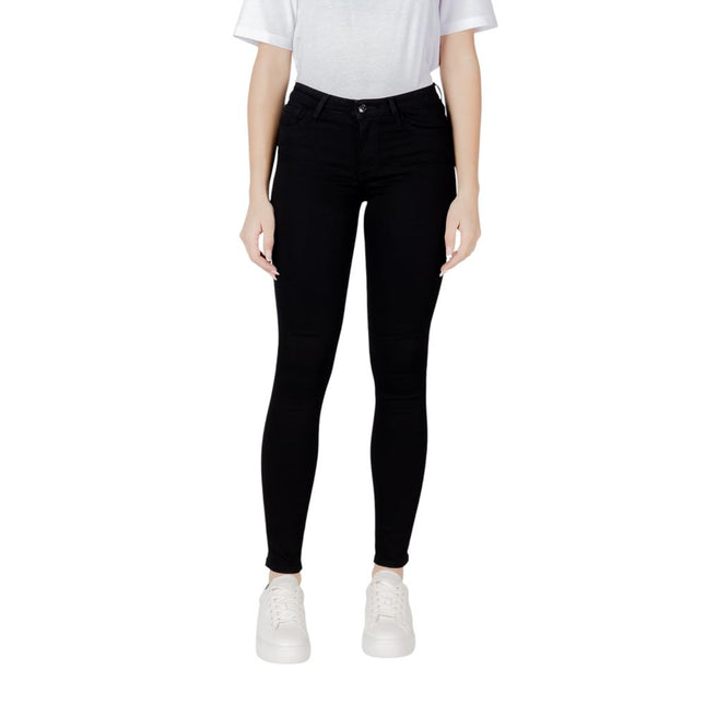 Armani Exchange Black Cotton Skinny Jean