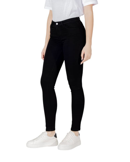 Armani Exchange Black Cotton Skinny Jean
