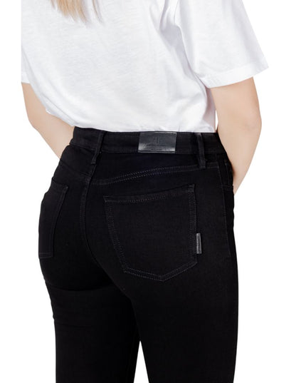 Armani Exchange Black Cotton Skinny Jean