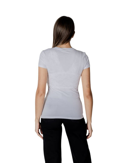 Armani Exchange White Cotton T-Shirt