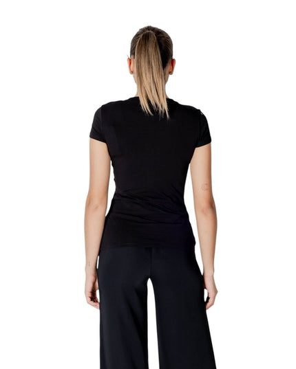 Armani Exchange Black Cotton T-Shirt