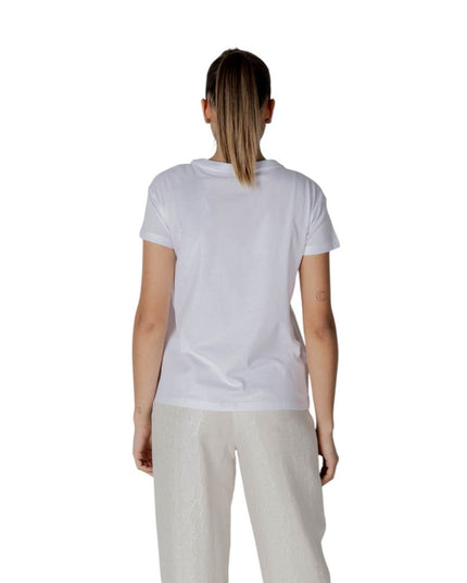 Armani Exchange White Cotton T-Shirt