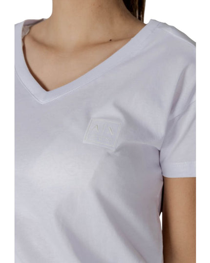 Armani Exchange White Cotton T-Shirt