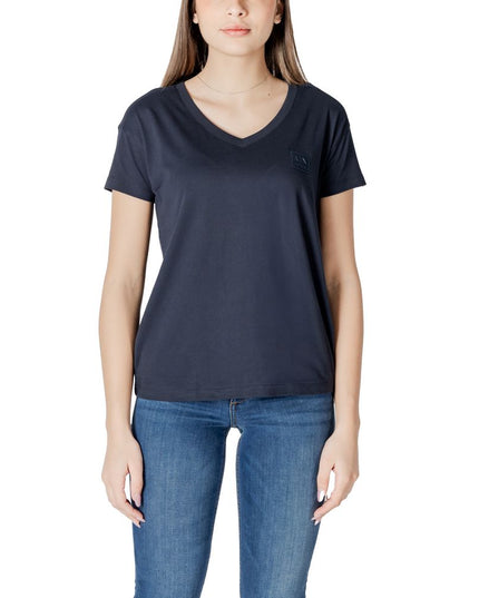 Armani Exchange Blue Cotton T-Shirt