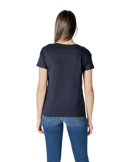 Armani Exchange Blue Cotton T-Shirt